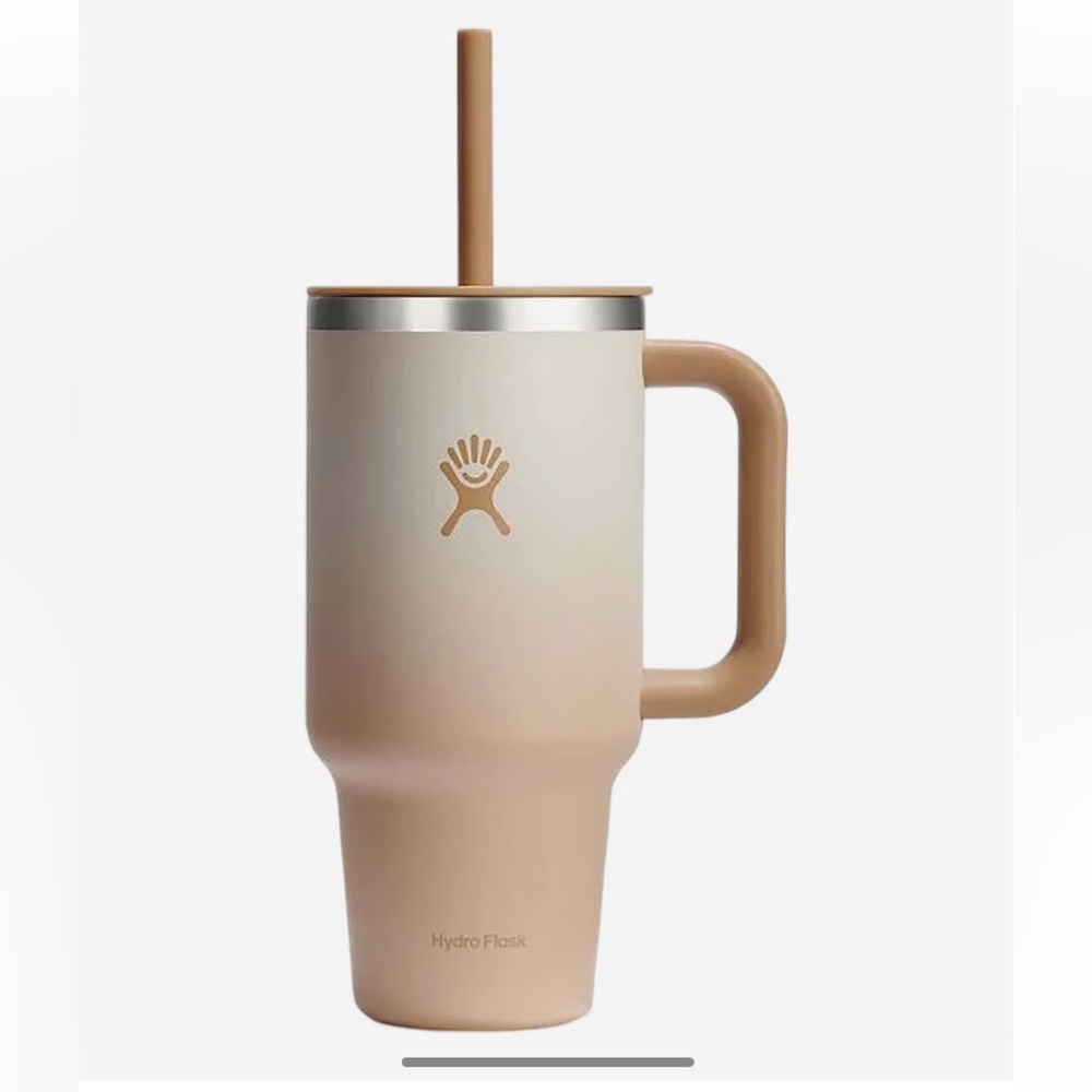 Hydro Flask Tan Travel Mug 40oz